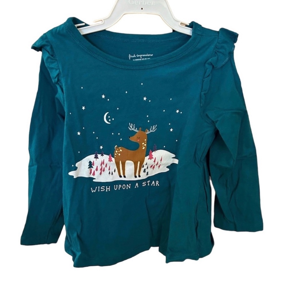 NWOT - First impressions - Winter long sleeve T-shirt - 24 months - Picture 3 of 3